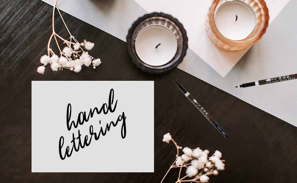 hand lettering pens