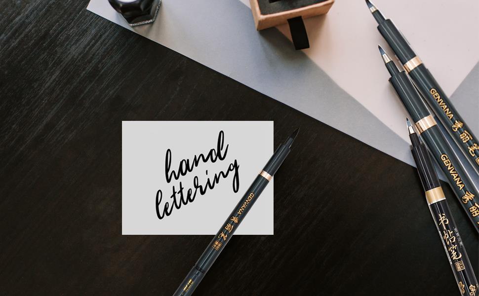 hand lettering pens